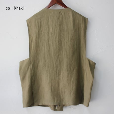 SUSURI ススリ　ディグベスト　#navy , khaki , celadon 　【送料無料】