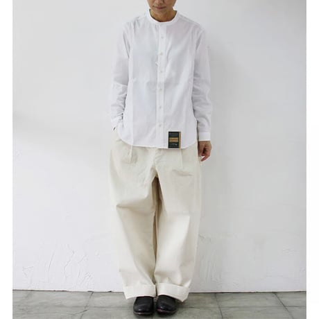 **またまた再入荷** sasanqua by trees サザンカバイツリース　カツラギバナナトラウザー　#アイボリー、ベージュ　【送料無料】