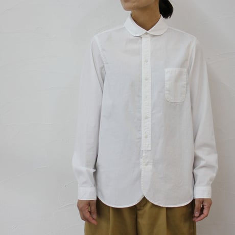 sasanqua by trees サザンカバイツリース　SunnyWorkShirts サニーワークシャツ　#ホワイト、ホワイトｘネイビー　【送料無料】
