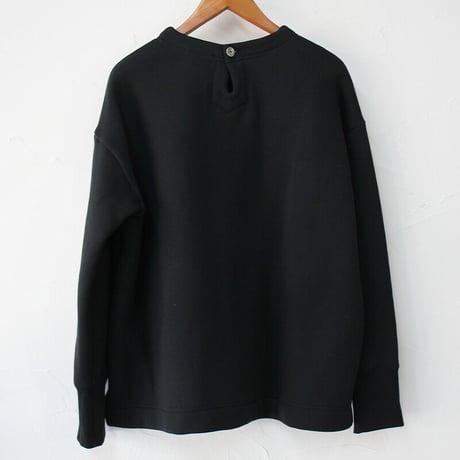 atelier naruse アトリエナルセ fleece cotton pullover 裏毛コットンプルオーバー　#ブラック