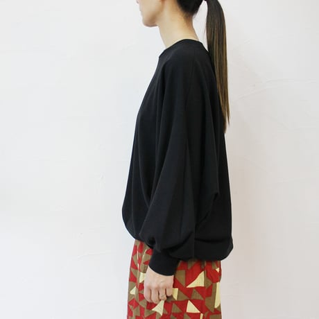 **2024s/s分到着**atelier naruse アトリエナルセ　コットン鹿の子バルーンカットソー　cotton kanoko balloon cut&sewn