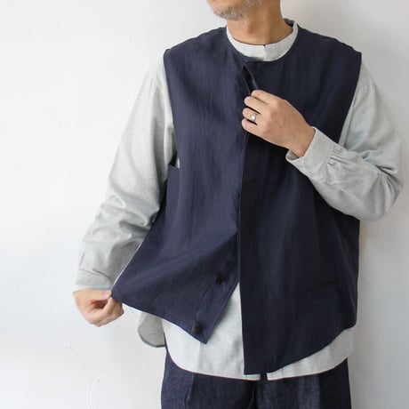 SUSURI ススリ　ディグベスト　#navy , khaki , celadon 　【送料無料】