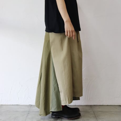 ARTE POVERA　アルテポーヴェラ　RE-EUチノパンツタックロングスカート