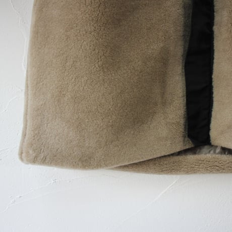 maomade マオメイド　ベアーボアロング丈コート　#グレージュ、モカ