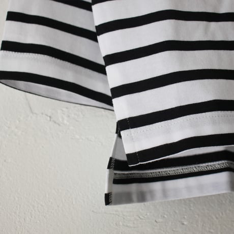 atelier naruse アトリエナルセ　コットンボーダーカットソー（長袖）　cotton border cut&sewn ～+homme～