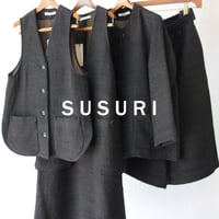 SUSURI ススリ　ブーコリックドレス　#black 【送料無料】