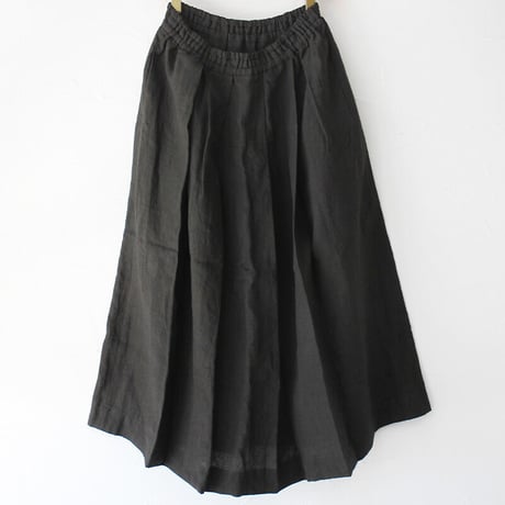**またまた再入荷** Linenya リネンヤ　リネンタックスカート　＃キャメルブラウン、ブラック
