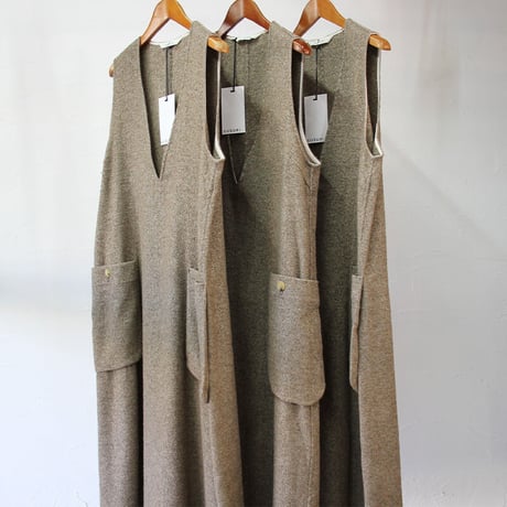 SUSURI ススリ　アイデリックワンピース　#off , light brown【送料無料】