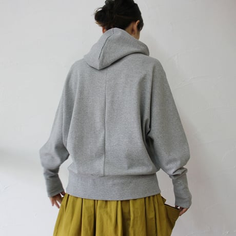 **再入荷** Linenya　リネンヤ　ミリタリー復刻フライスドルマンパーカー　#グレー、ネイビー　【送料無料】