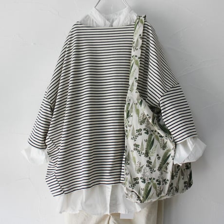 atelier naruse アトリエナルセ　デヴォ社～ボタニカル～コットンバッグ　#生成り