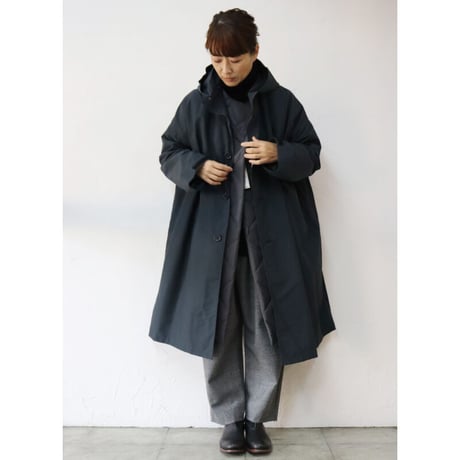 TRAVAIL MANUEL トラヴァイユマニュエル　ライトグログランBIGパーカ　♯オリーブ、ブラック、ダークグレー　【送料無料】