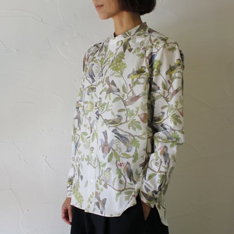 ASEEDONCLOUD アシードンクラウド collarless shirts #ijujin print 【送料無料】
