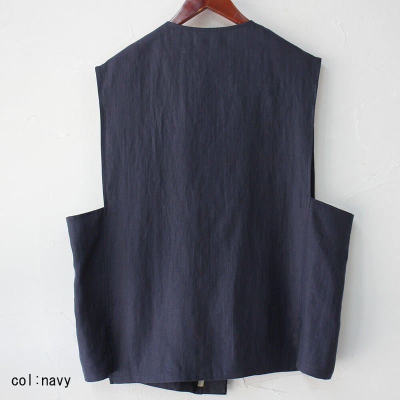 SUSURI ススリ ディグベスト #navy , khaki , celadon 【送料無