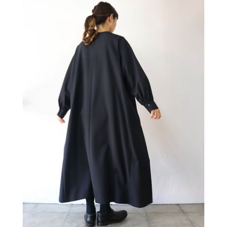 atelier naruse アトリエナルセ　テックウール ロングワンピース｜tech wool long one-piece