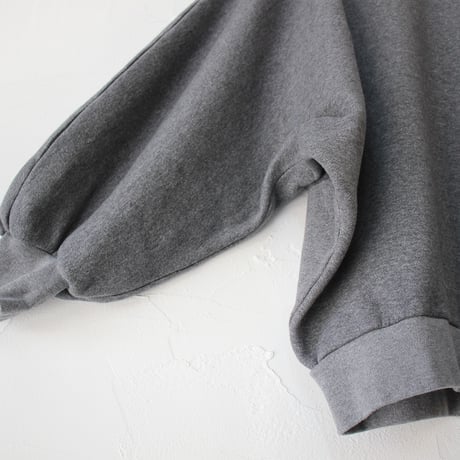 atelier naruse アトリエナルセ　コットンフリースバルーンカットソー　cotton fleece balloon cut&sewn
