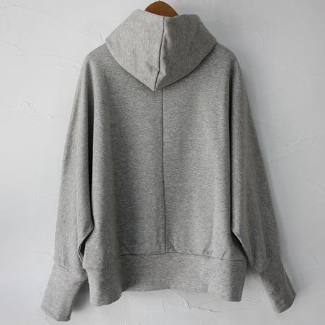 **再入荷** Linenya リネンヤ　コットンライトスウェットドルマンパーカー　#TOPグレー