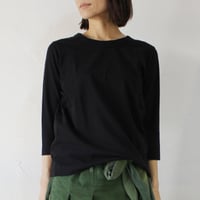 **2026秋冬分到着** homspun ホームスパン　30/1天竺7分袖Tシャツ