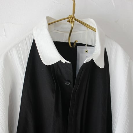 ASEEDONCLOUD アシードンクラウド　Travelers aging cloth Market shirts coat #black
