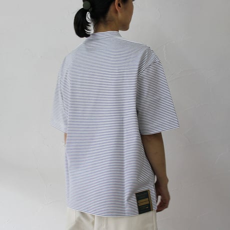 ASEEDONCLOUD アシードンクラウド HandWerker mockneck T-shirt モックネックTシャツ　#オフ白、オリーブ