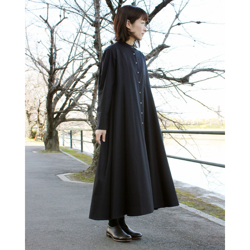 再入荷** SUSURI ススリ キグナスドレス #black , teal 【送料無料】