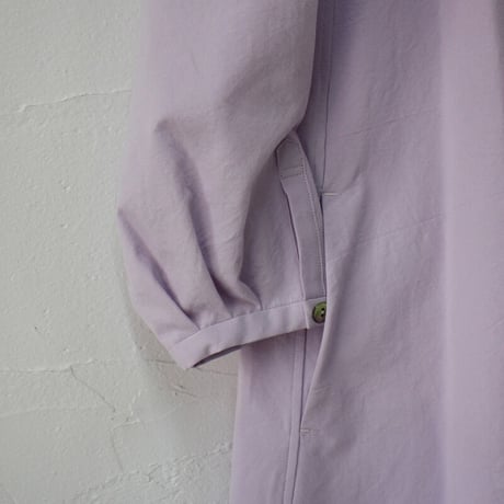 SUSURI ススリ　ヘムレンシャツワンピース  #jacaranda purple , predawn blue 【送料無料】