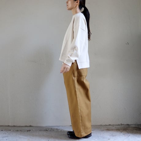 **再々入荷** ASEEDONCLOUD アシードンクラウド　HandWerker　ハンドベイカーワイドトラウザー　#キャメル