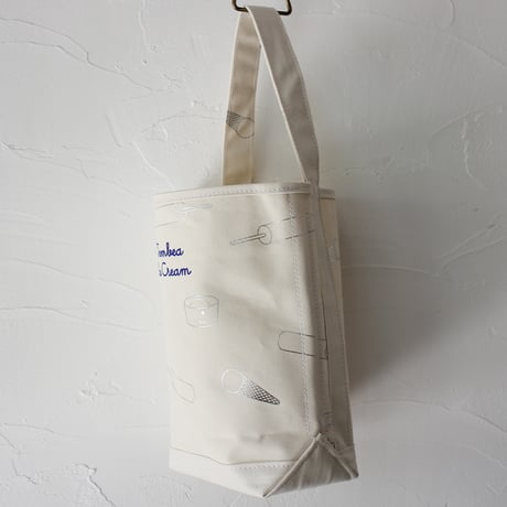 TEMBEA テンベア　BAGUETTE TOTE SMALL PRINT　#ICE+刺繍【送料無料】