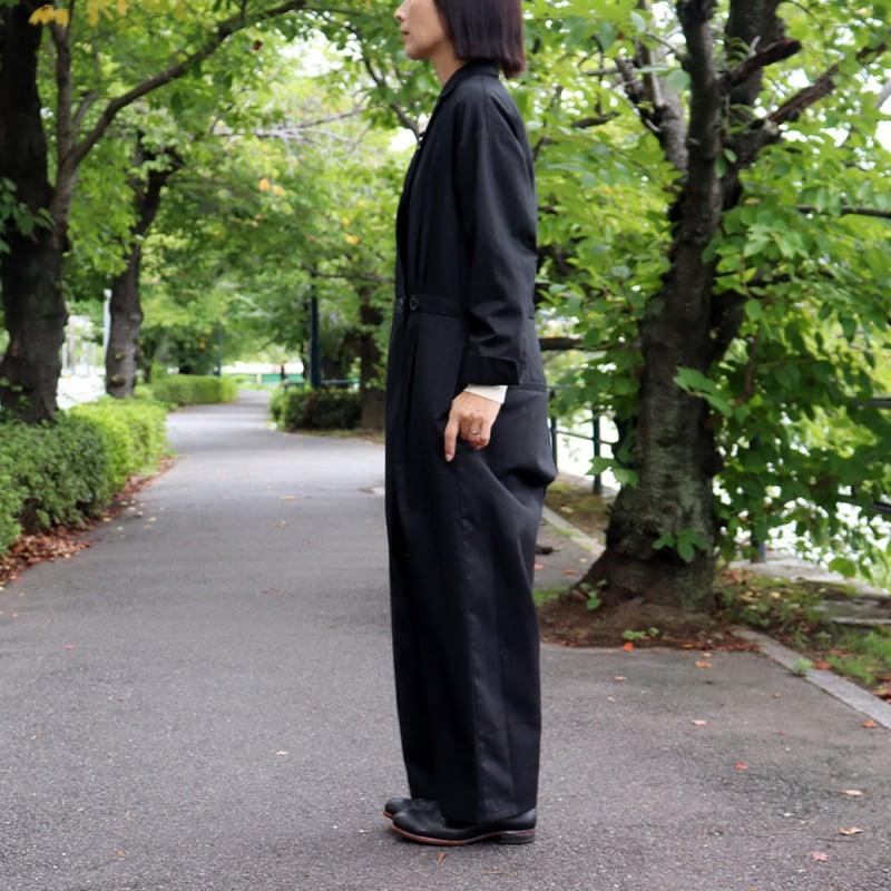 atelier naruse アトリエナルセ コットンカシュクールジャンプスーツ