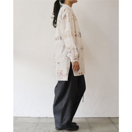 ASEEDONCLOUD アシードンクラウド　Shepherd diary cloth Kigansai shirt #off white 【送料無料】