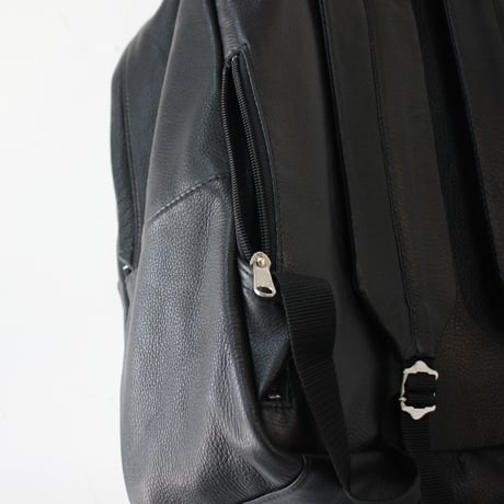 atelier naruse アトリエナルセ　レザーバックパック　 leather backpack　#ブラック　【送料無料】