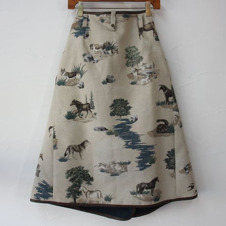 ASEEDONCLOUD アシードンクラウド 　Constellation cloth x New functional cloth Zephyros wrap skirt