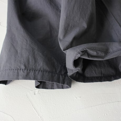 **再入荷**　homspun ホームスパン　バルキーシーチング薄手ギャザーパンツ　#ブルー、グレー、ピンク