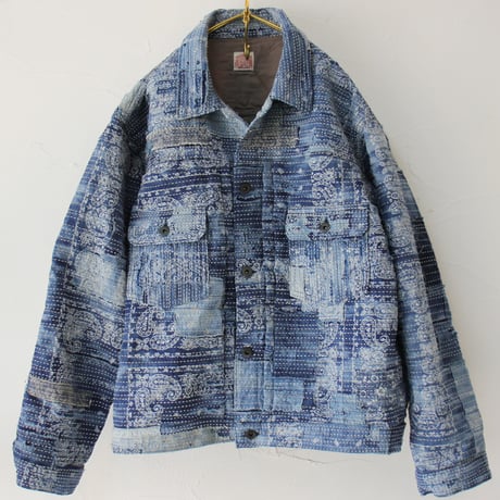 FUNSET OF ART ファンセットオブアート COF IDGバンダナBORO2nd GJKT #indigo 【送料無料】