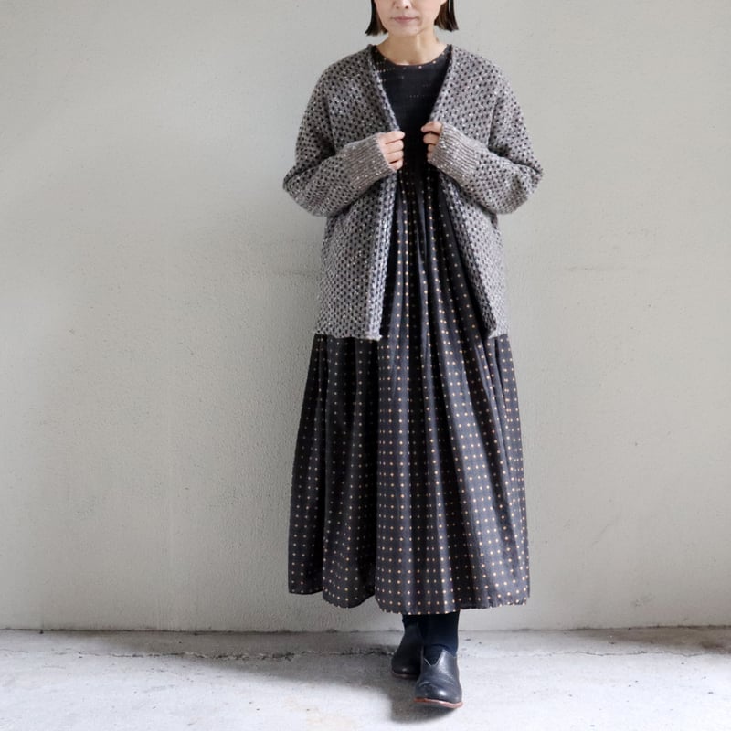再入荷**homspun ホームスパン ナチュラルネップジャガード