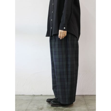 TRAVAIL MANUEL トラバイユマニュアル　T/Cチェックレイバーパンツ　#ベージュｘブラック、ブラックウォッチ　【送料無料】