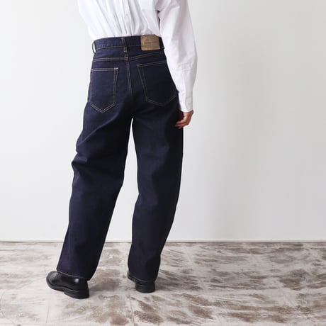 sasanqua by trees サザンカバイツリーズ　high rise loose taperd denim　ハイライズルーズテーパードデニム  #ivory , one wash