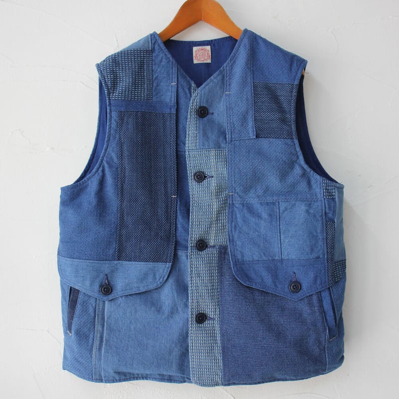 FUNSET OF ART ファンセットオブアート IDGパッチワークMATAGIベスト