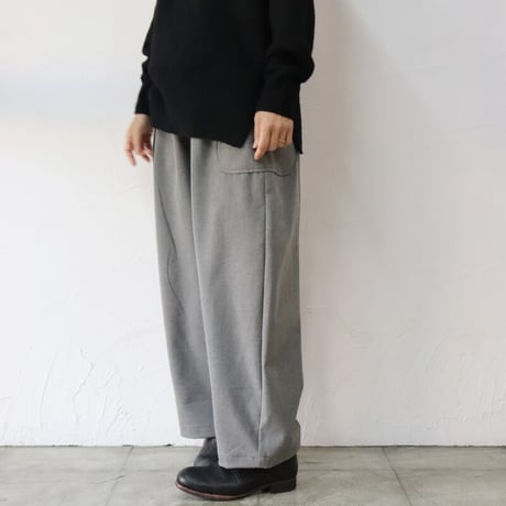 sasanqua by trees サザンカバイツリーズ　marumi pants　まるみパンツ　#グレー、ブラック
