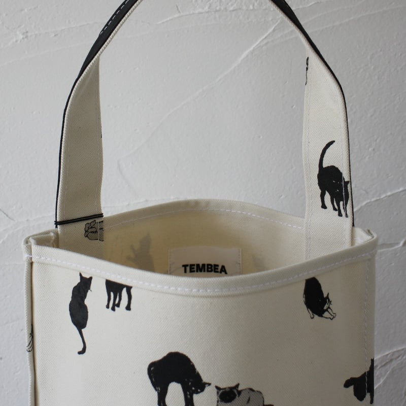 TEMBEA テンベア BAGUETTE TOTE SMALL PRINT #CAT 【送料無 TEMBEA テンベア BAGUETTE TOTE SMALL PRINT #CAT 【送料無