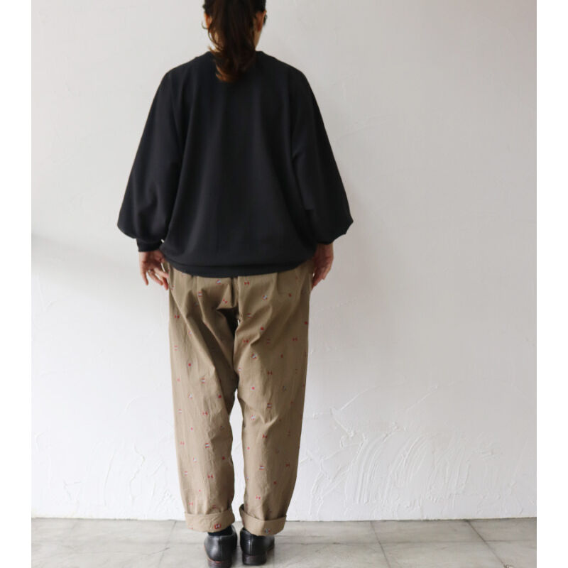 再入荷**homspun ホームスパン カットジャガードバックギャザー 再入荷**homspun ホームスパン カットジャガードバックギャザー