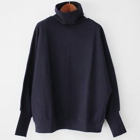 **再入荷** Linenya　リネンヤ　ミリタリー復刻フライスハイネックプルオーバー　#グレー、ネイビー　【送料無料】