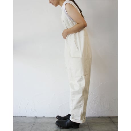 sasanqua by trees サザンカバイツリーズ　Hide seam work all ハイドシームワークオール　#IVORY,BEIGE