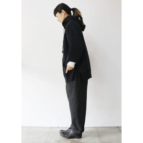 CAERULA カエルラ　TC sweat BIG hoodie 裏起毛スウェットBIGパーカー  #ホワイト、ブラック　【送料無料】