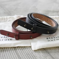 **またまた再入荷** atelier naruse アトリエナルセ　giboshi “middle” belt　ギボシミドルベルト