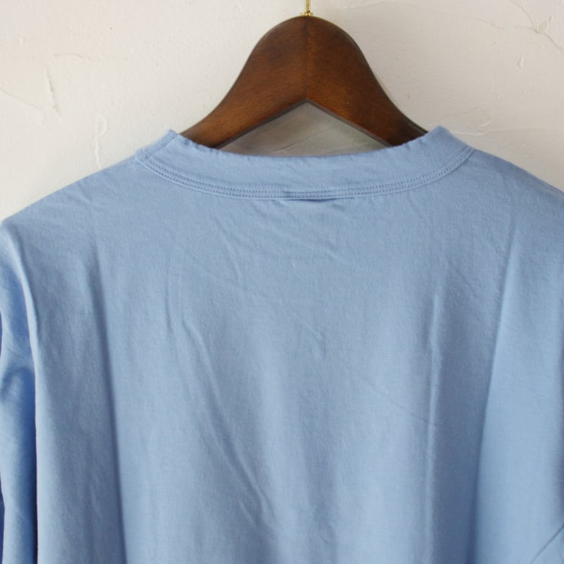 再入荷** homspun ホームスパン 30/1天竺長袖Tシャツ ♯サラシ