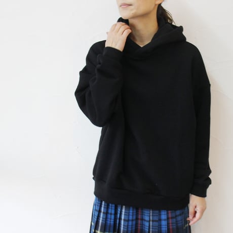 **またまた再入荷** LinenYa リネンヤ　裏毛コットンパーカー　#スミクロ、ライトグレー、オートミール、ブラック　【送料無料】