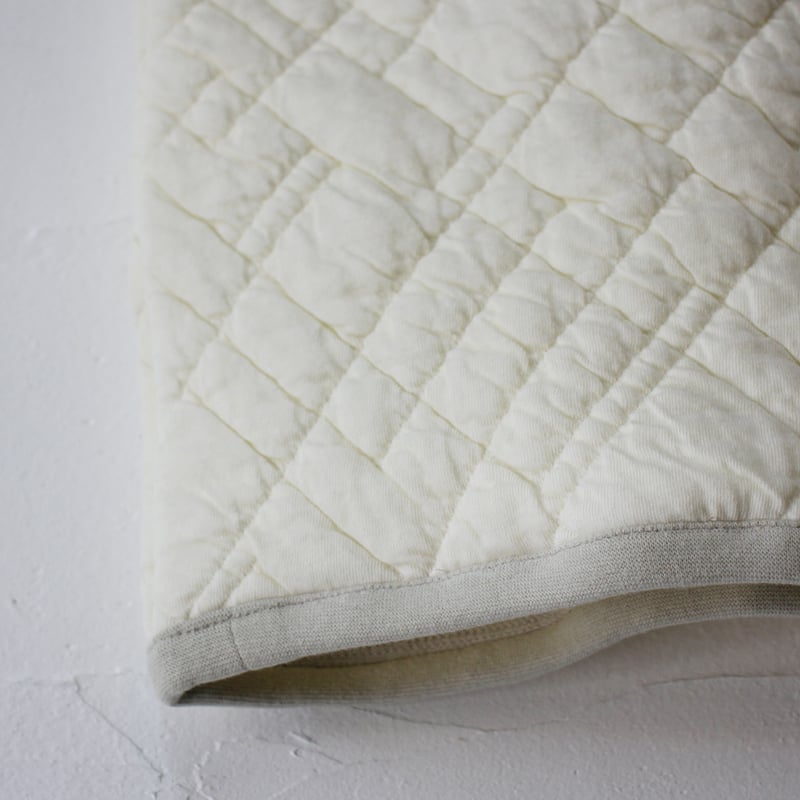 またまた再々入荷**Linenya リネンヤ キルティングベスト #アイボリー