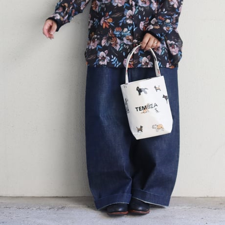 TEMBEA テンベア　BAGUETTE TOTE MINI PRINT CLEAR　#DOG-1【送料無料】