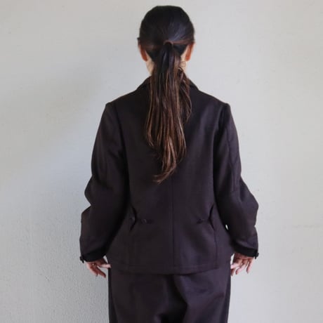 SUSURI ススリ　ペイジージャケット　#brown　【送料無料】