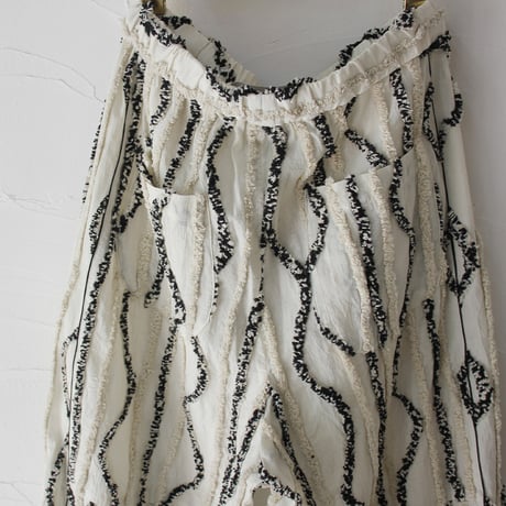 ASEEDONCLOUD アシードンクラウド　Festival cloth Kafusho trousers ＃off white　【送料無料】